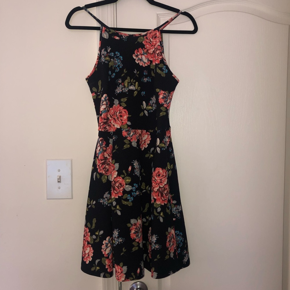 Floral Print Mini Dress